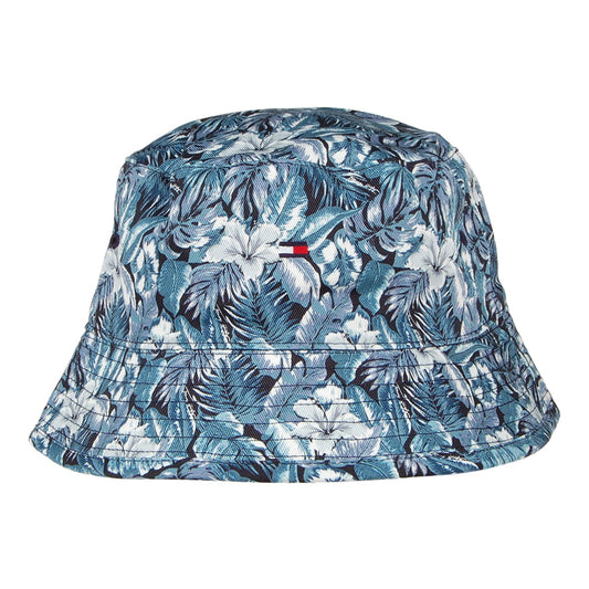 Sombrero de pescador Palm Leaf Flag reversible de Tommy Hilfiger - Azul-Negro
