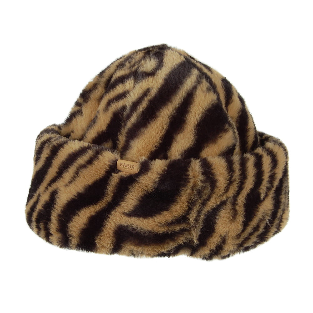 Sombrero de pescador Cherrybush de piel sintética Tigre de Barts - Beige Arena-Negro