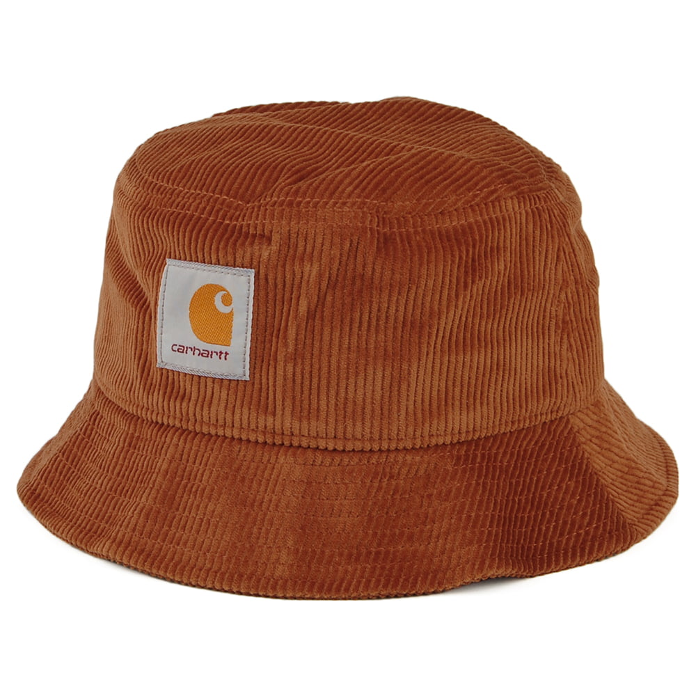 Sombrero de pescador de pana de Carhartt WIP - Ladrillo