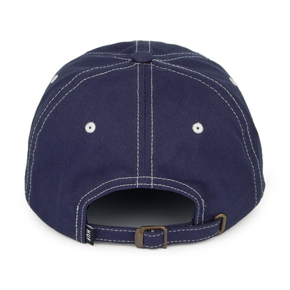 Gorra de béisbol Peaking visera curvada de HUF - Azul Marino Lavado