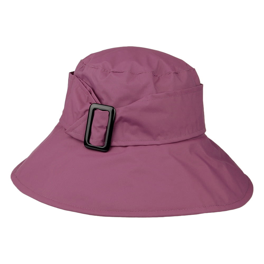 Sombrero de pescador resistente al agua con hebilla de Whiteley - Vino