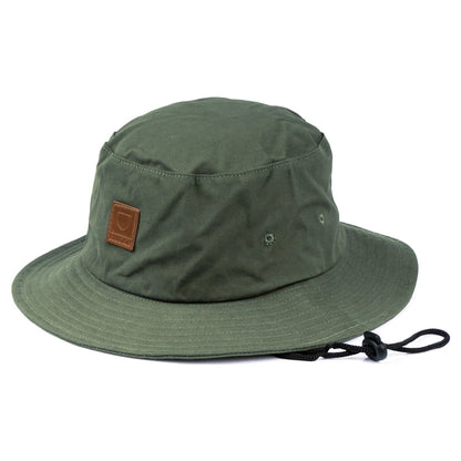 Sombrero de pescador Alpha de algodón de Brixton - Verde Oliva