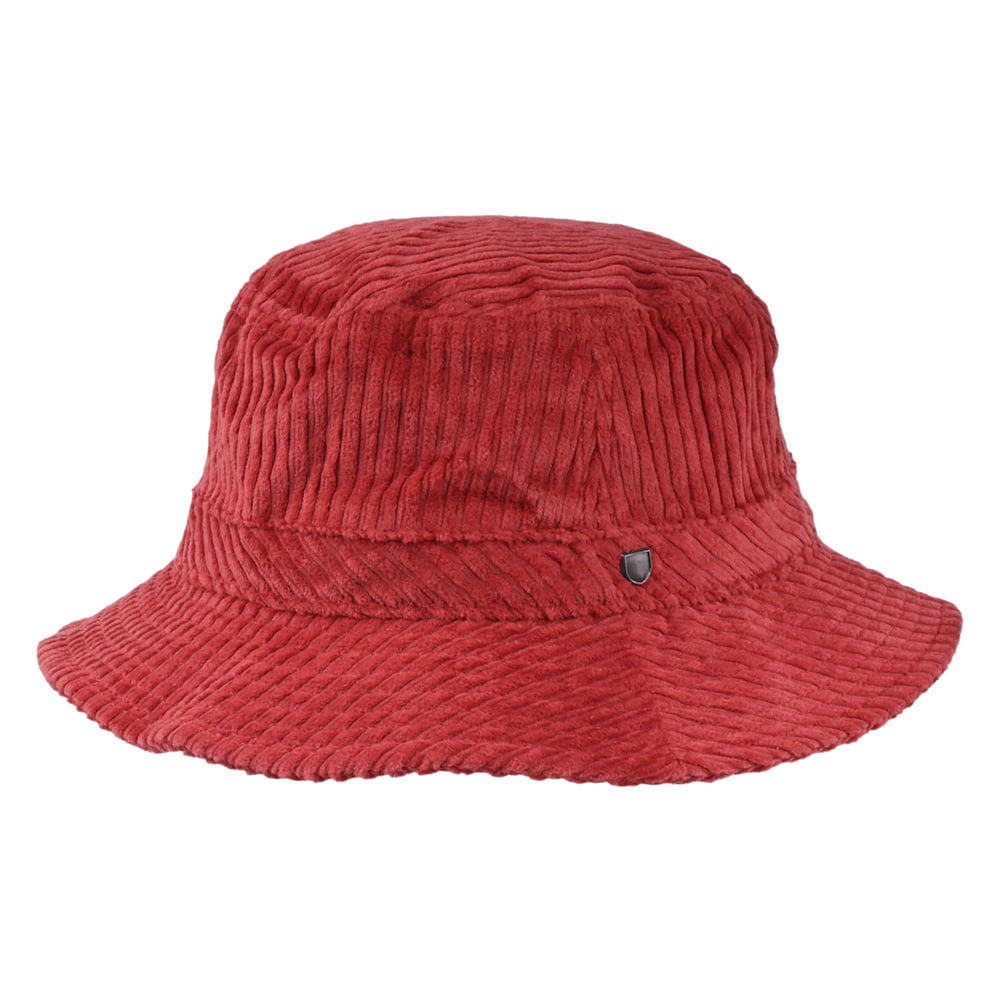 Sombrero de pescador Hardy de pana de Brixton - Ladrillo