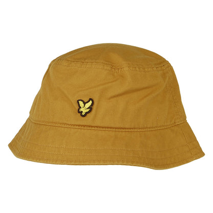 Sombrero de pescador de sarga de algodón de Lyle & Scott - Caramelo