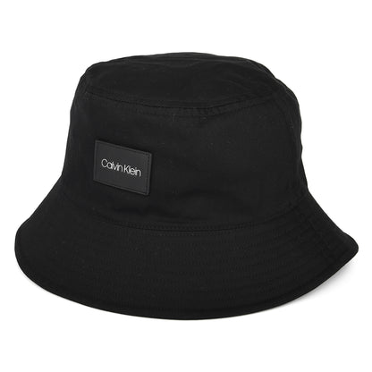 Sombrero de pescador Leather Patch de Calvin Klein - Negro
