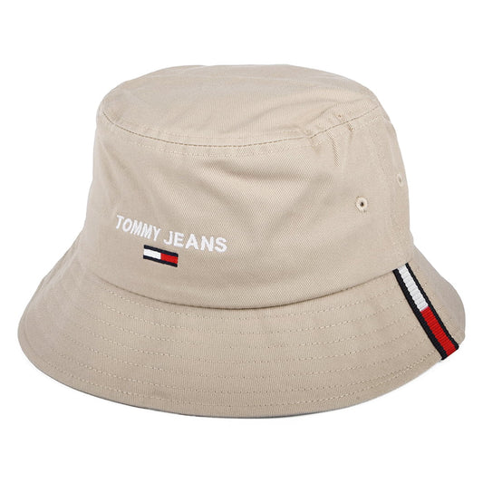 Sombrero de pescador TJM Sport de algodón orgánico de Tommy Hilfiger - Beige