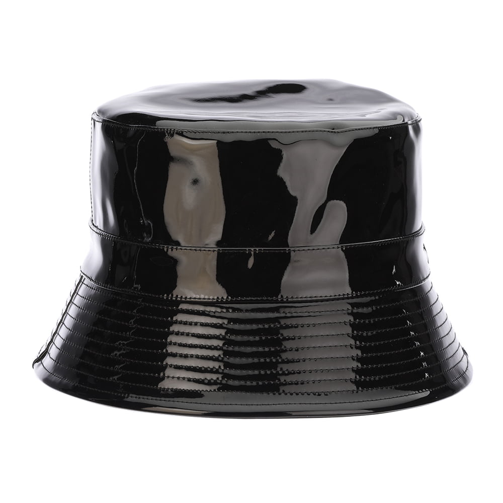 Sombrero de pescador Pluie lluvia de piel sintética de Scala - Negro