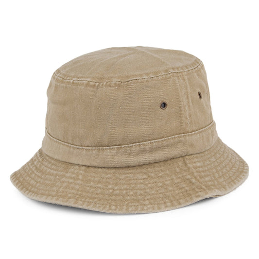 Sombrero de pescador plegable de algodón de Jaxon & James - Kaki