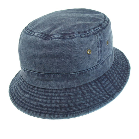 Sombrero de pescador plegable de algodón de Jaxon & James - Azul Marino