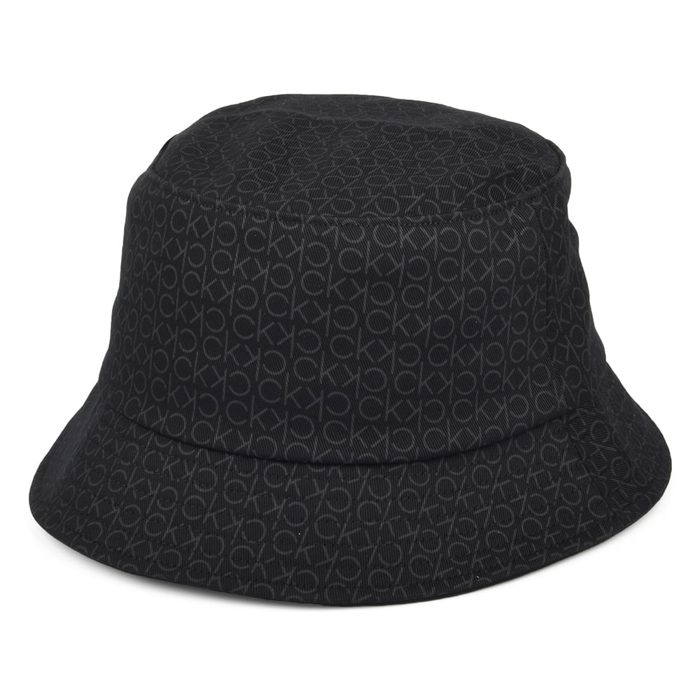 Sombrero de pescador Mono Blend de algodón de Calvin Klein - Negro