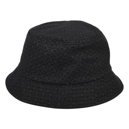 Sombrero de pescador Mono Blend de algodón de Calvin Klein - Negro