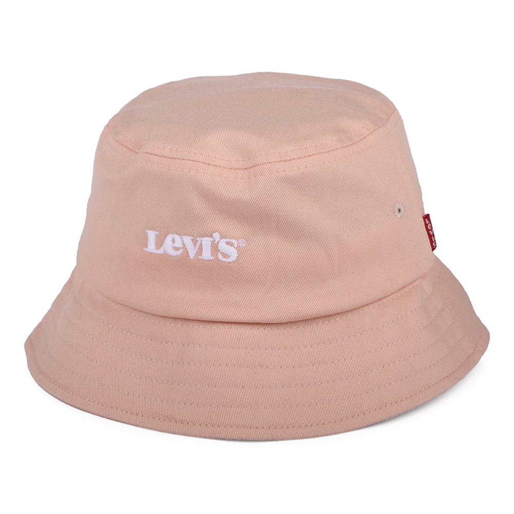 Sombrero de pescador mujer Vintage Modern Logo de Levi's - Rosa Claro