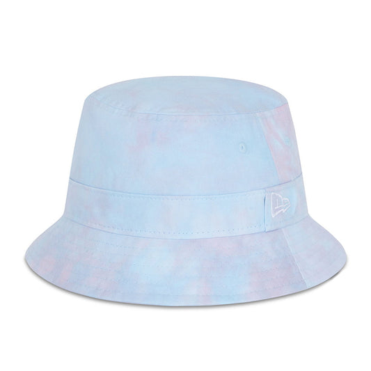 Sombrero de pescador mujeres de algodón Tie Dye de New Era - Azul Cielo-Rosa