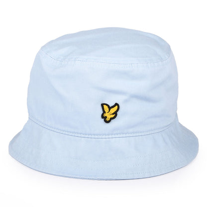 Sombrero de pescador de sarga de algodón de Lyle & Scott - Azul Cielo