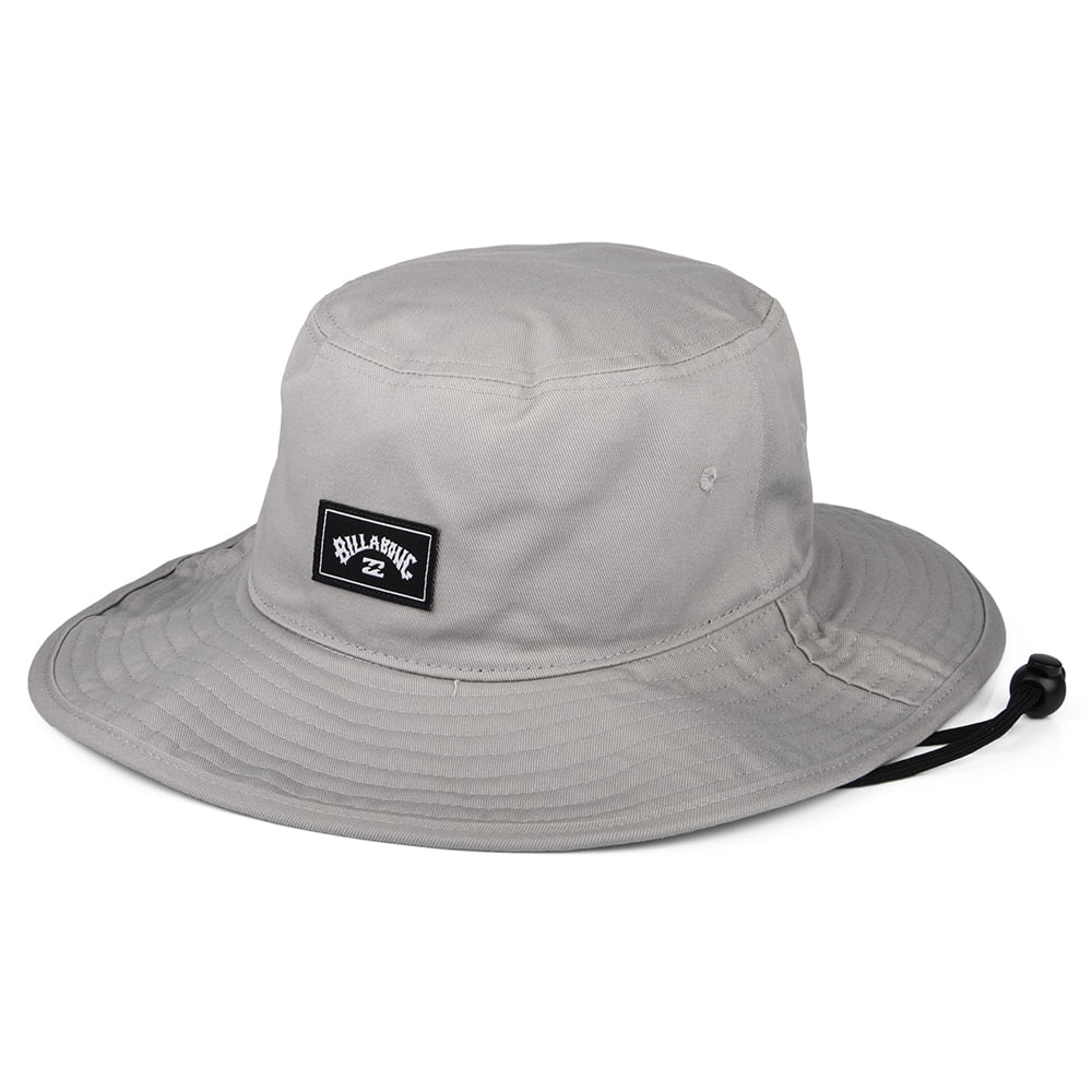 Sombrero Boonie Big John de algodón de Billabong - Gris