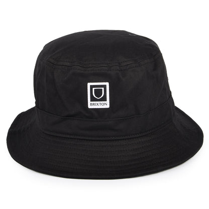 Sombrero de pescador Beta plegable de algodón de Brixton - Negro