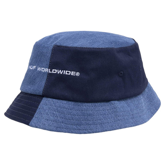 Sombrero de pescador Block Out de tejido vaquero de HUF - Azul