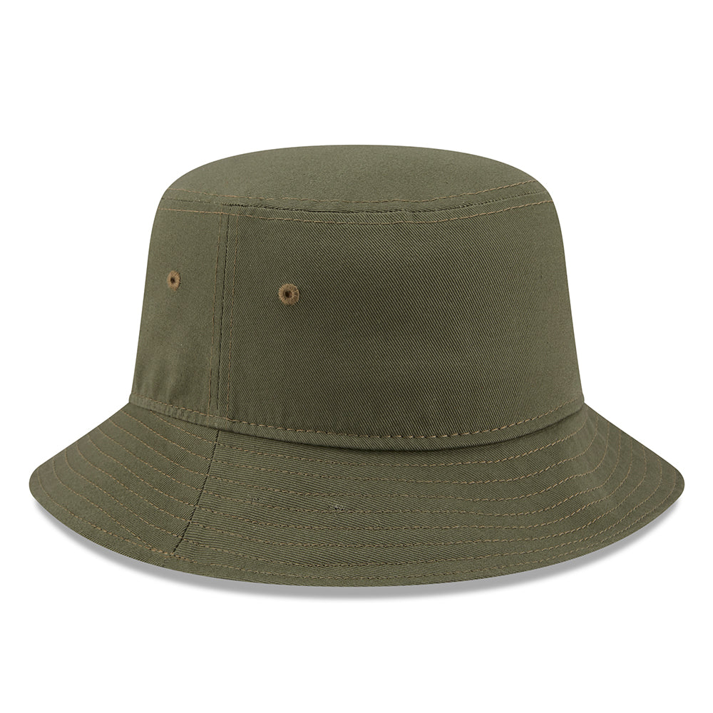 Sombrero de pescador NE Tapered Cotton de New Era - Verde Oliva