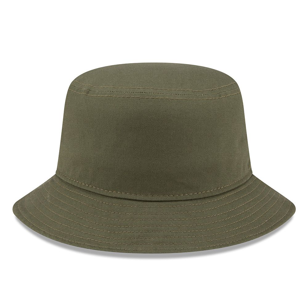 Sombrero de pescador NE Tapered Cotton de New Era - Verde Oliva