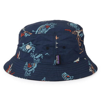 Sombrero de pescador Wavefarer de Patagonia - Múltiples tonalidades azules
