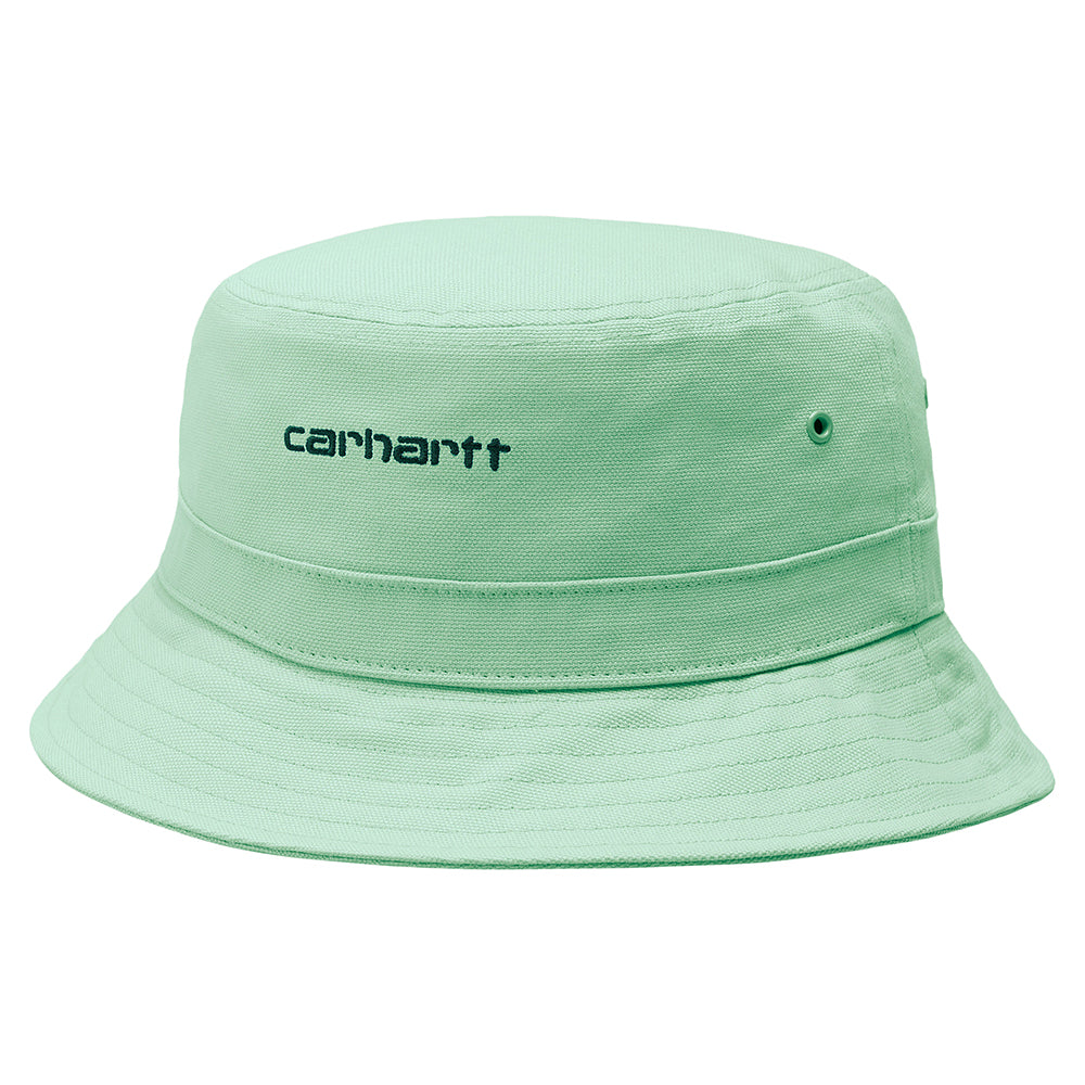 Sombrero de pescador Script de algodón de Carhartt WIP - Menta