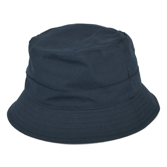 Sombrero de pescador reversible de algodón de Failsworth - Azul Marino