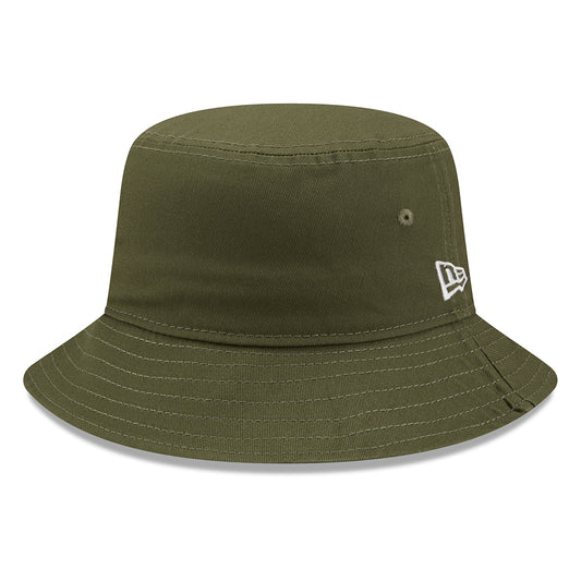 Sombrero de pescador Tapered NE Essential de algodón de New Era - Verde Oliva