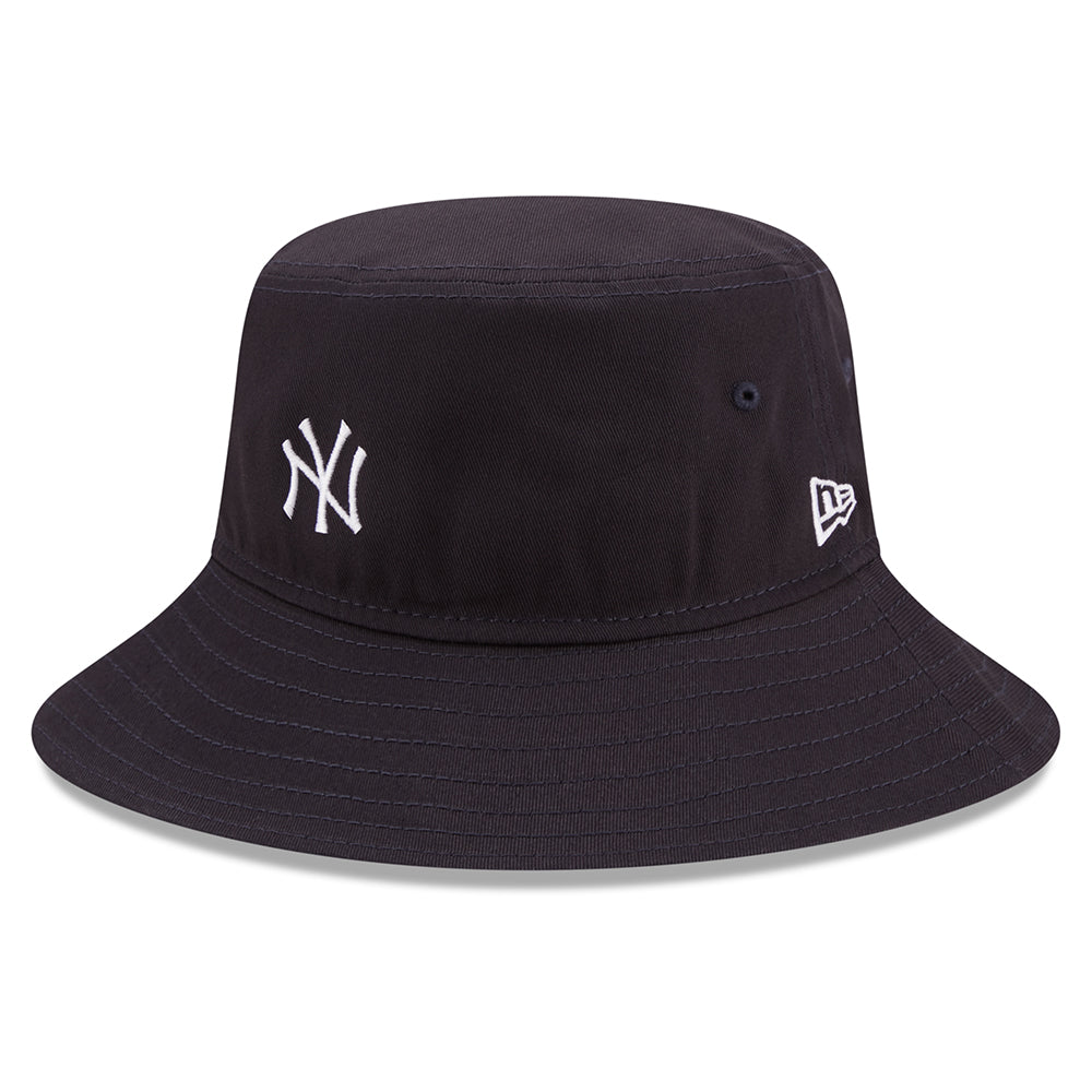 Sombrero de pescador Tapered MLB Team Tab New York Yankees de algodón de New Era - Azul Marino