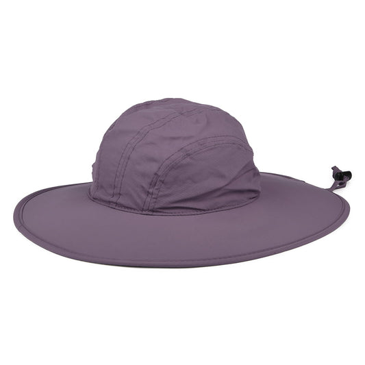 Sombrero Boonie Florenzia de ala ancha de nylon de Scala - Higo