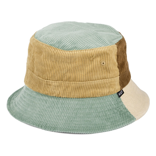 Sombrero de pescador Multi Panel de pana de HUF - Azul Claro