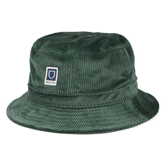 Sombrero de pescador Beta plegable de pana de Brixton - Bosque