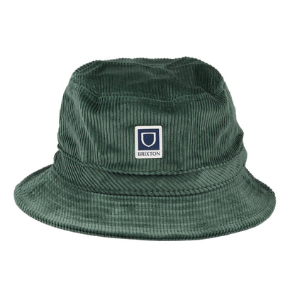 Sombrero de pescador Beta plegable de pana de Brixton - Bosque