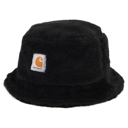 Sombrero de pescador Plains de piel sintética de Carhartt WIP - Negro