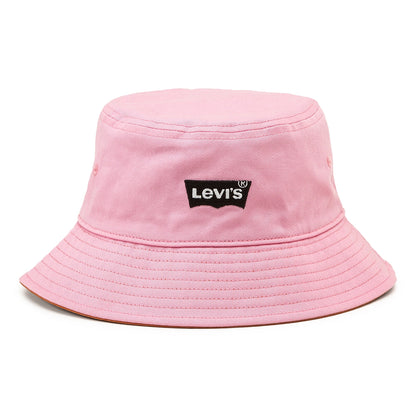 Sombrero de pescador mujeres reversible de Levi's - Naranja-Rosa