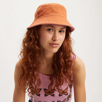 Sombrero de pescador mujeres reversible de Levi's - Naranja-Rosa