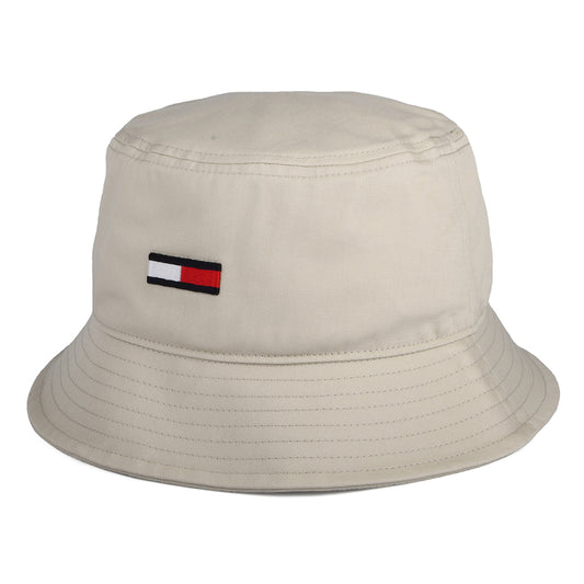 Sombrero de pescador TJM Flag de algodón orgánico de Tommy Hilfiger - Beige