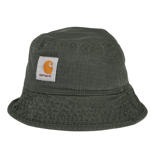 Sombrero de pescador Wynton efecto lavado de Ripstop de algodón de Carhartt WIP - Bosque