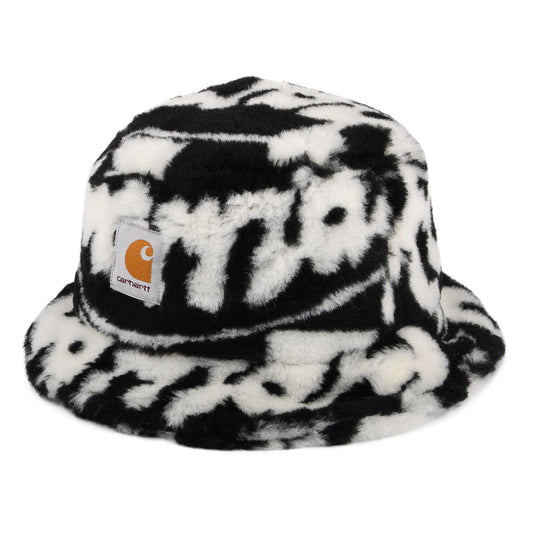 Sombrero de pescador Joyride Jacquard de piel sintética de Carhartt WIP - Negro-Blanco