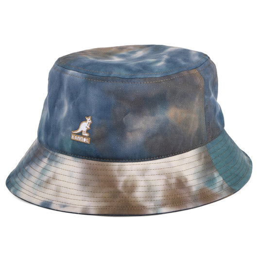 Sombrero de pescador Tie Dye de Kangol - Marrón-Azul-Multi