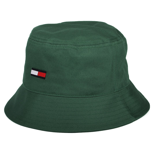 Sombrero de pescador TJM Flag de algodón orgánico de Tommy Hilfiger - Salvia