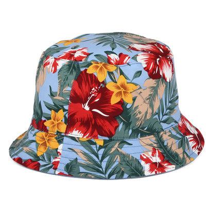 Sombrero de pescador reversible de algodón de Failsworth - Azul Cielo