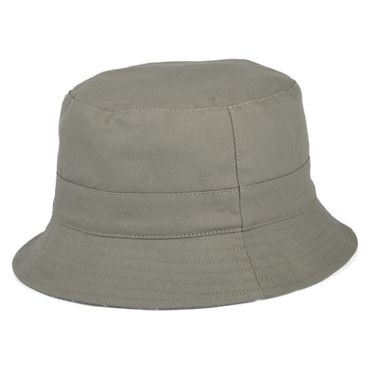 Sombrero de pescador reversible de algodón de Failsworth - Beige Masilla