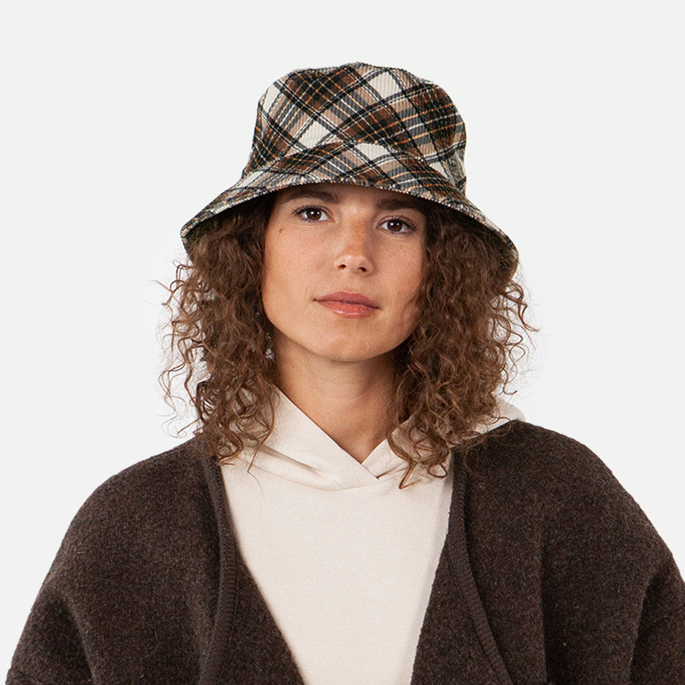 Sombrero de pescador Denetti a cuadros de Barts - Marrón