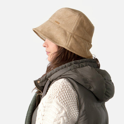 Sombrero de pescador Yuno de Piel de oveja sintética de Barts - Marrón Claro