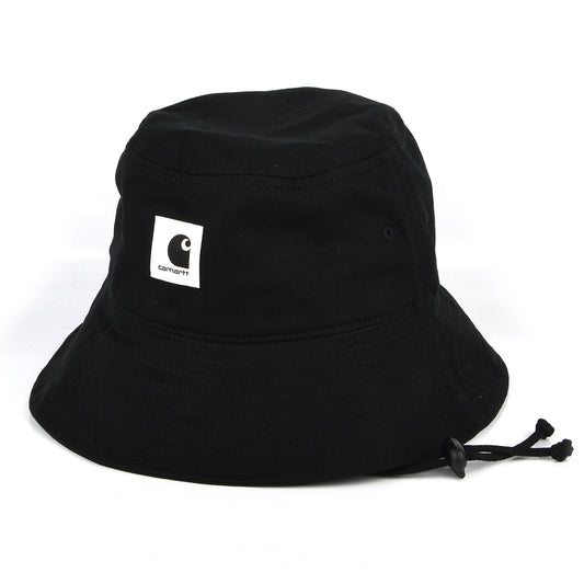 Sombrero de pescador Ashley de sarga de algodón de Carhartt WIP - Negro