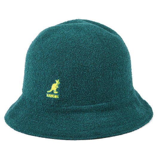Sombrero de pescador Flip It reversible Casual de Kangol - Verde Azulado-Lima