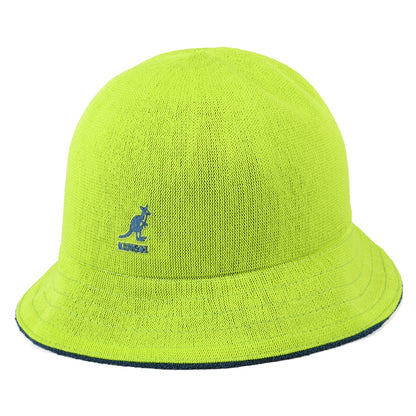Sombrero de pescador Flip It reversible Casual de Kangol - Verde Azulado-Lima