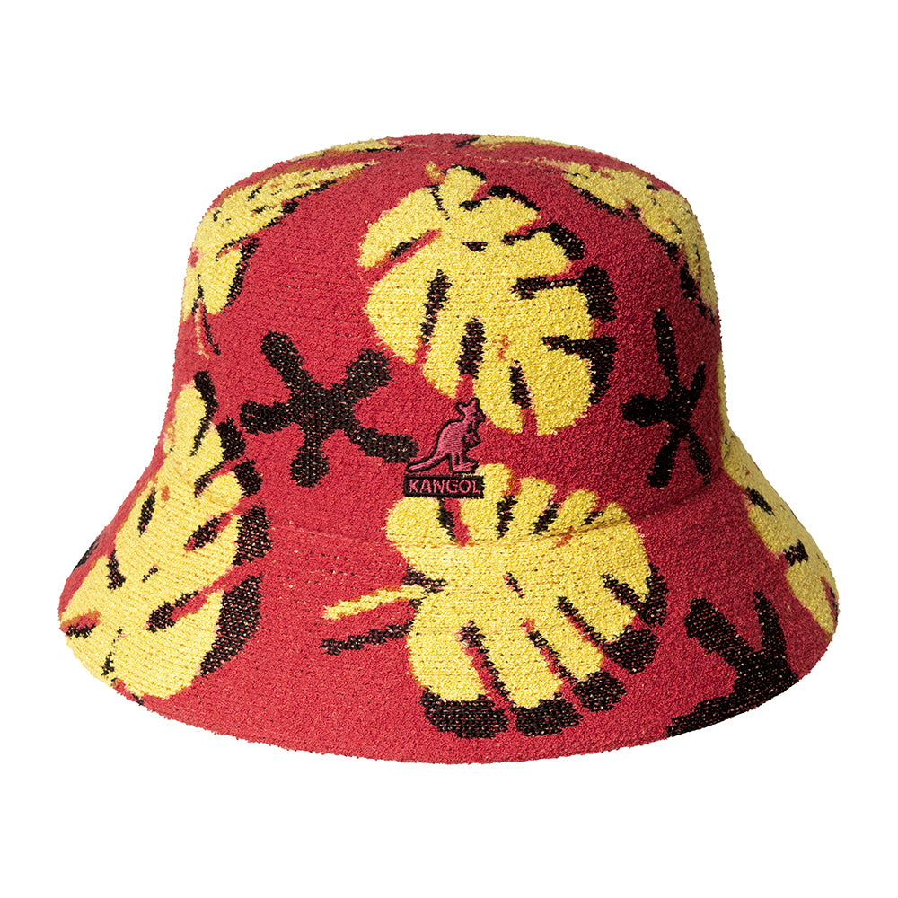 Sombrero de pescador Plant Love Lahinch de Bermuda de Kangol - Rojo-Amarillo