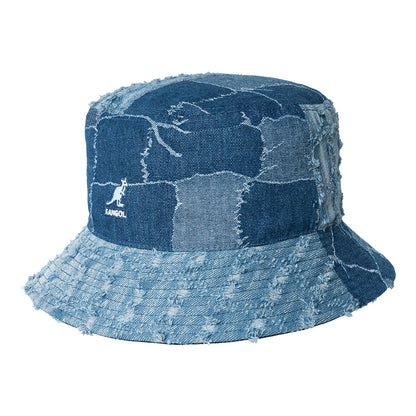 Sombrero de pescador Denim Mashup de Kangol - Azul