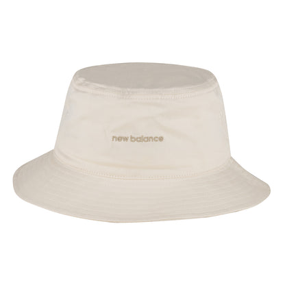 Sombrero de pescador de sarga de algodón de New Balance - Beige